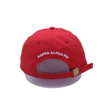 Kappa Alpha Psi Diamond K Dads Hat- Red