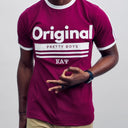 This original Kappa Alpha Psi T-shirt features beautifully embroidered details with the fraternity's iconic colors of red and white. Perfect for any member of the Fraternity, this shirt is a must-have collectible for those who appreciate historical memorabilia.