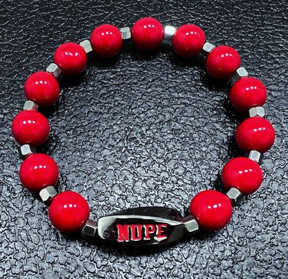 Kappa Alpha Psi “NUPE” Beaded Bracelet