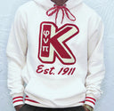 Big K "Phi Nu Pi” Cream Hoodie