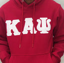 ΚΑΨ Embroidery Red Hoodie