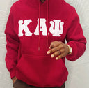 ΚΑΨ Embroidery Red Hoodie