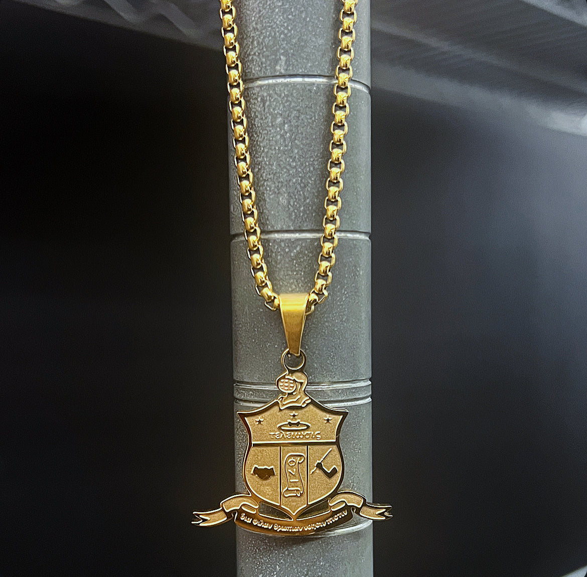 ΚΑΨ Shield Gold Necklace