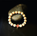 Kappa Alpha Psi Beaded Bracelet - Cream