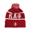 Keep Warm And Stylish With a High Quality Knitted Kappa Alpha Psi Embroidered Beanie from Nupe Kave. Big Greek Lettered Embroidered Fisherman Beanie / Cap. The perfect Head Gear to Keep You Styling and Warm.