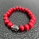 Kappa Alpha Psi Wooden Beaded Bracelet