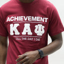 Show off your Kappa Alpha Psi pride with this stylish achievement t-shirt. Made for Nupes and designed to last, this shirt is perfect for any Kappa Alpha Psi member. The shirt features the iconic Achievement logo, making it a must-have for any member of the fraternity.