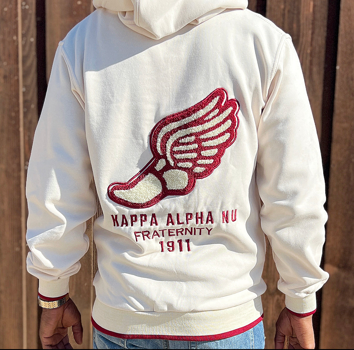 Kappa logo outlet hoodie