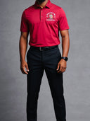 Kappa Alpha Psi Classic Fit Performance Coat Of Arms Polo Crimson Shirt