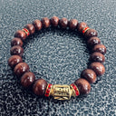 Kappa Alpha Psi Wooden Beaded Bracelet