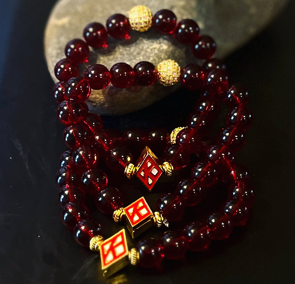 Kappa Alpha Psi Beaded Bracelet