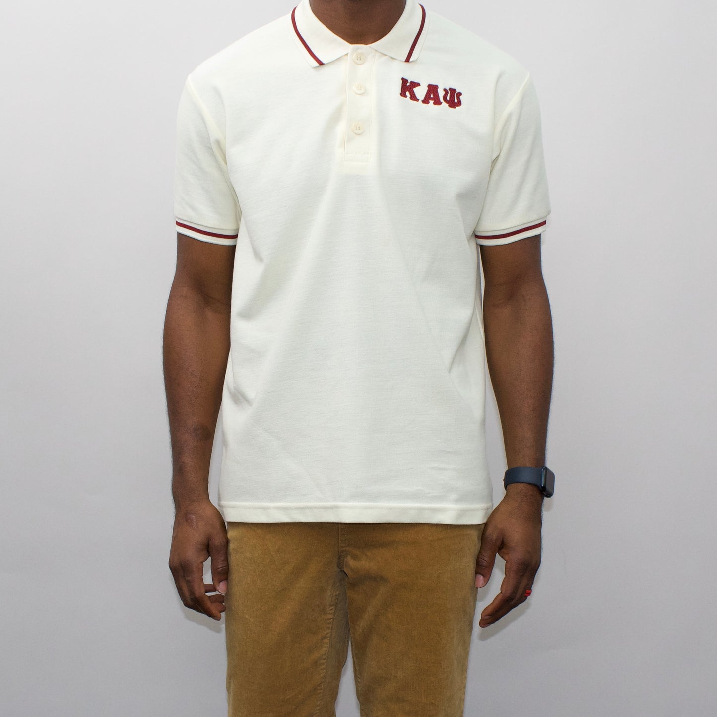 Kappa Alpha Psi Cream Polo Shirt