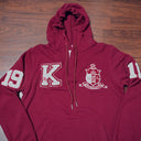 Kappa Alpha Psi Crimson Coat Of Arms Hoodie