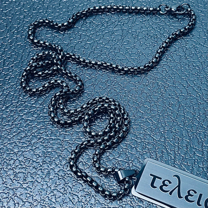 TA Silver Necklace