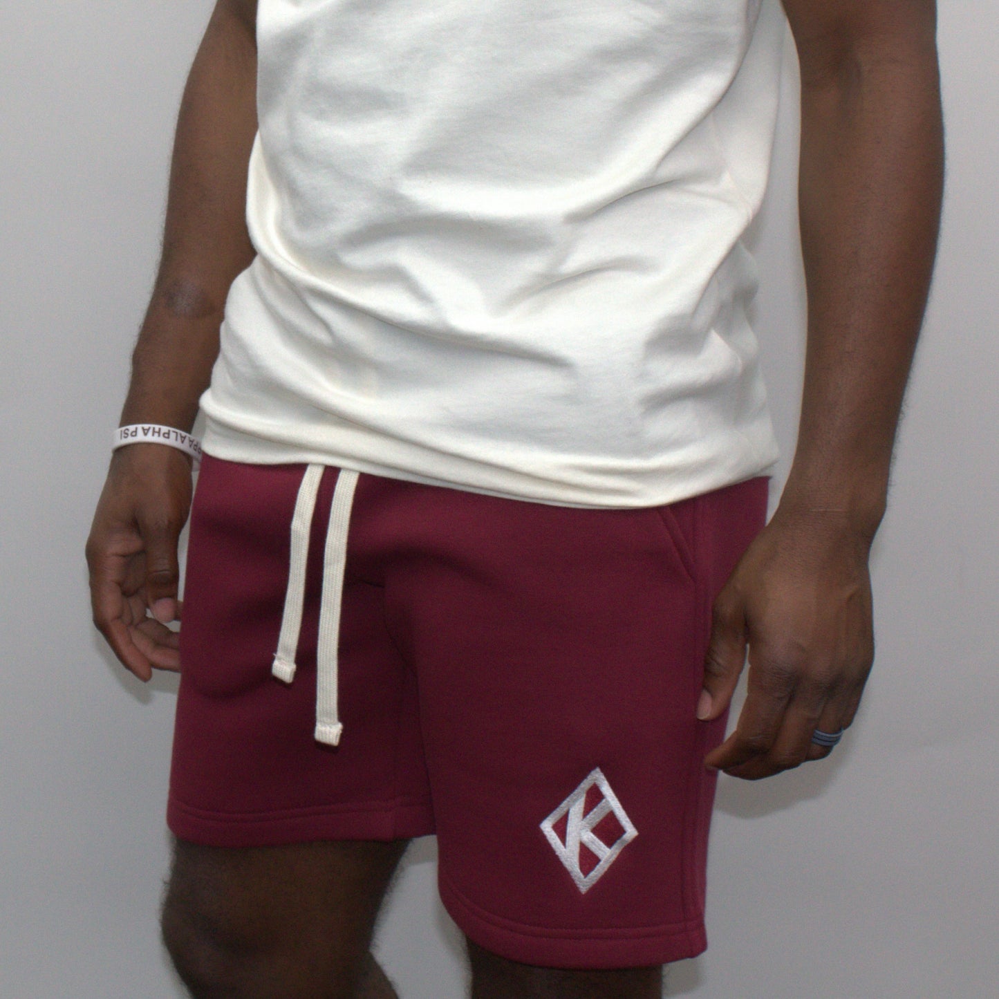 ΚΑΨ Cotton fleece Crimson Shorts