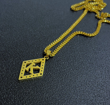 ΚΑΨ 4 Points Cuban Necklace