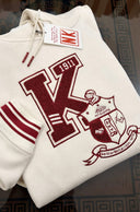 Kappa Alpha Psi House Cream Coat Of Arms Hoodie - NUPE KAVE
