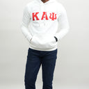 Kappa Alpha Psi Off White and Red Hoodie - NUPE KAVE