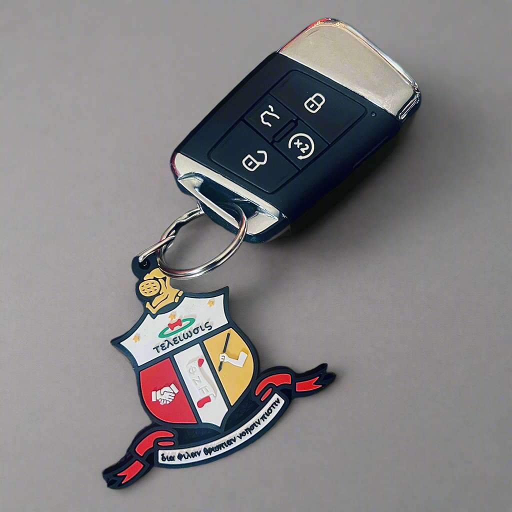 This Kappa Alpha Psi Shield Key Chain is a must-have for any fraternity enthusiast. The intricate design and attention to detail make this key chain a true work of art.