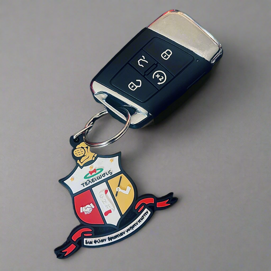 This Kappa Alpha Psi Shield Key Chain is a must-have for any fraternity enthusiast. The intricate design and attention to detail make this key chain a true work of art.