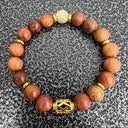 Kappa Alpha Psi Light Wooden Beaded Bracelet