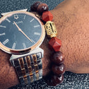 Kappa Alpha Psi Wooden Beaded Bracelet