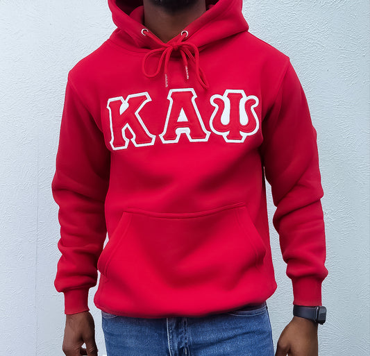 Elevate your casual wear game with this Kappa Alpha Psi Red Hoodie. The iconic brand of Kappa, known for its premium quality and design, makes this hoodie a must-have for men who appreciate style and comfort. The vibrant red color adds a pop of color to any outfit and is perfect for any occasion.