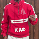 Exclusive Kappa Alpha Psi Stitched Embroidery unique Hoodie. This is the perfect long-sleeved hoodie to wear while showing off your Kappa Alpha Psi fraternity lettering. A comfortable 100% cotton  with a twill Greek letters embroidery across the chest give you the perfect fit. This hoodie is also a perfect gift or your favorite Kappa Man.