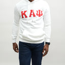 Kappa Alpha Psi Off White and Red Hoodie - NUPE KAVE