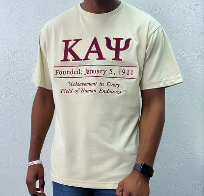 Crafted from high-quality materials, this shirt boasts exceptional durability and comfort. The iconic Kappa Alpha Psi shield is beautifully embroidered and highlighted with chenille accents, making it a stunning addition to any collection. Whether you're a collector or just looking for a stylish way to show your support, this shirt is sure to impress.