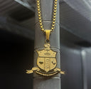 ΚΑΨ Coat of Arms Gold Necklace