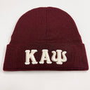 This beanie is perfect for any occasion, whether you're heading out for a night with Nupes or running errands during the day. The beanie is made from high-quality materials, ensuring that it will last for years to come. Get your hands on this must-have accessory today and show the world your Kappa Alpha Psi spirit!