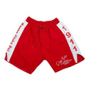 Red shorts with white accents and branding on a light gray background.The Kappa Alpha Psi red Summer Short is a collectible item that represents the historical memorabilia of Kappa Alpha Psi Fraternity Inc . It is a symbol of pride and heritage for members of the Kappa Alpha Psi Fraternity, showcasing their commitment to their values and traditions from 1911. This short is a tangible piece of history that serves as a reminder of the legacy and contributions of the organization.