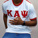 This Kappa Alpha Psi Shoulder Stripe T-Shirt is a must-have for any stylish NUPE’s wardrobe. Made with high-quality materials, this shirt is designed to last and provide comfort for everyday wear. The striped pattern adds a touch of sophistication to the shirt, making it suitable for any occasion.