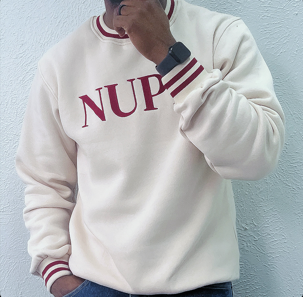 NUPE Embroidery Sweater