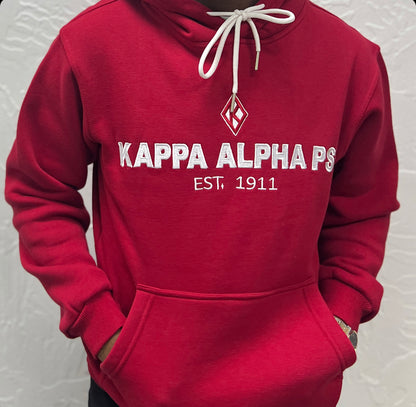 Kappa Alpha Psi Floating K Premium Red Hoodie