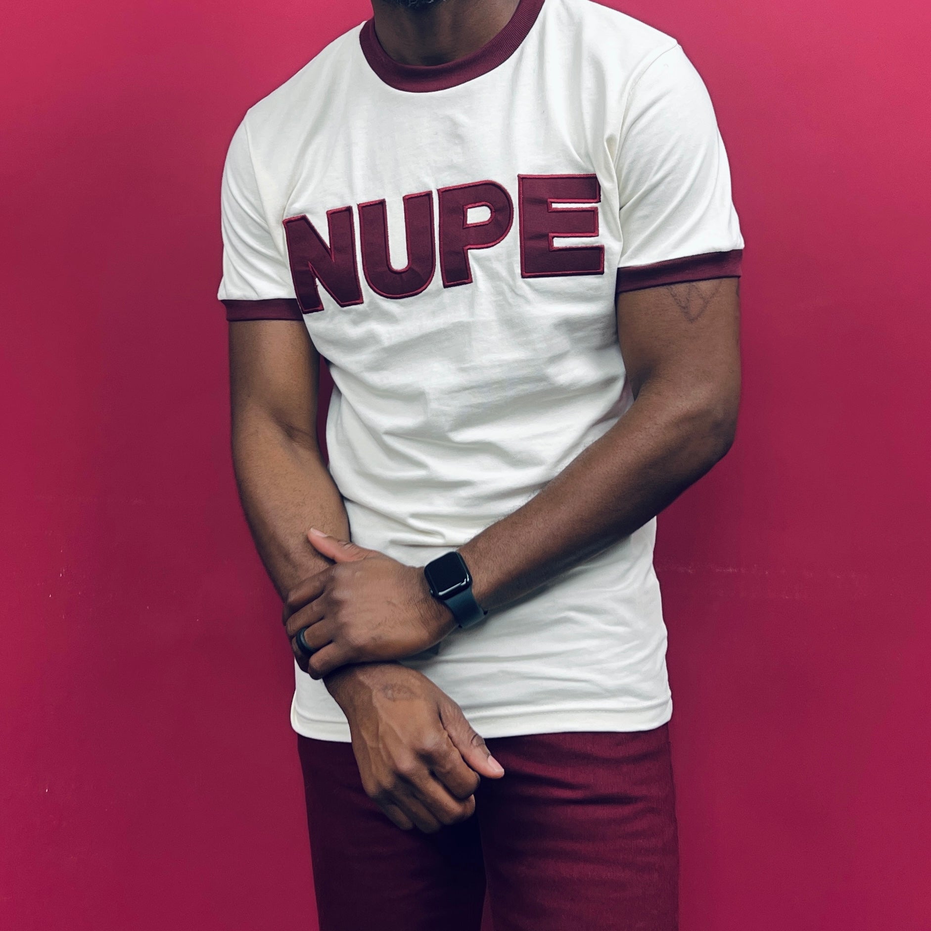 Represent your organization with pride by wearing this stylish and comfortable t-shirt. Whether you're attending a fraternity event or just hanging out with friends, this shirt is sure to turn heads. Don't miss out on the opportunity to show your support for Kappa Alpha Psi - order your "NUPE" cream t-shirt today!