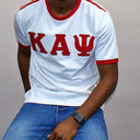 This Kappa Alpha Psi Shoulder Stripe T-Shirt is a must-have for any stylish NUPE’s wardrobe. Made with high-quality materials, this shirt is designed to last and provide comfort for everyday wear. The striped pattern adds a touch of sophistication to the shirt, making it suitable for any occasion.