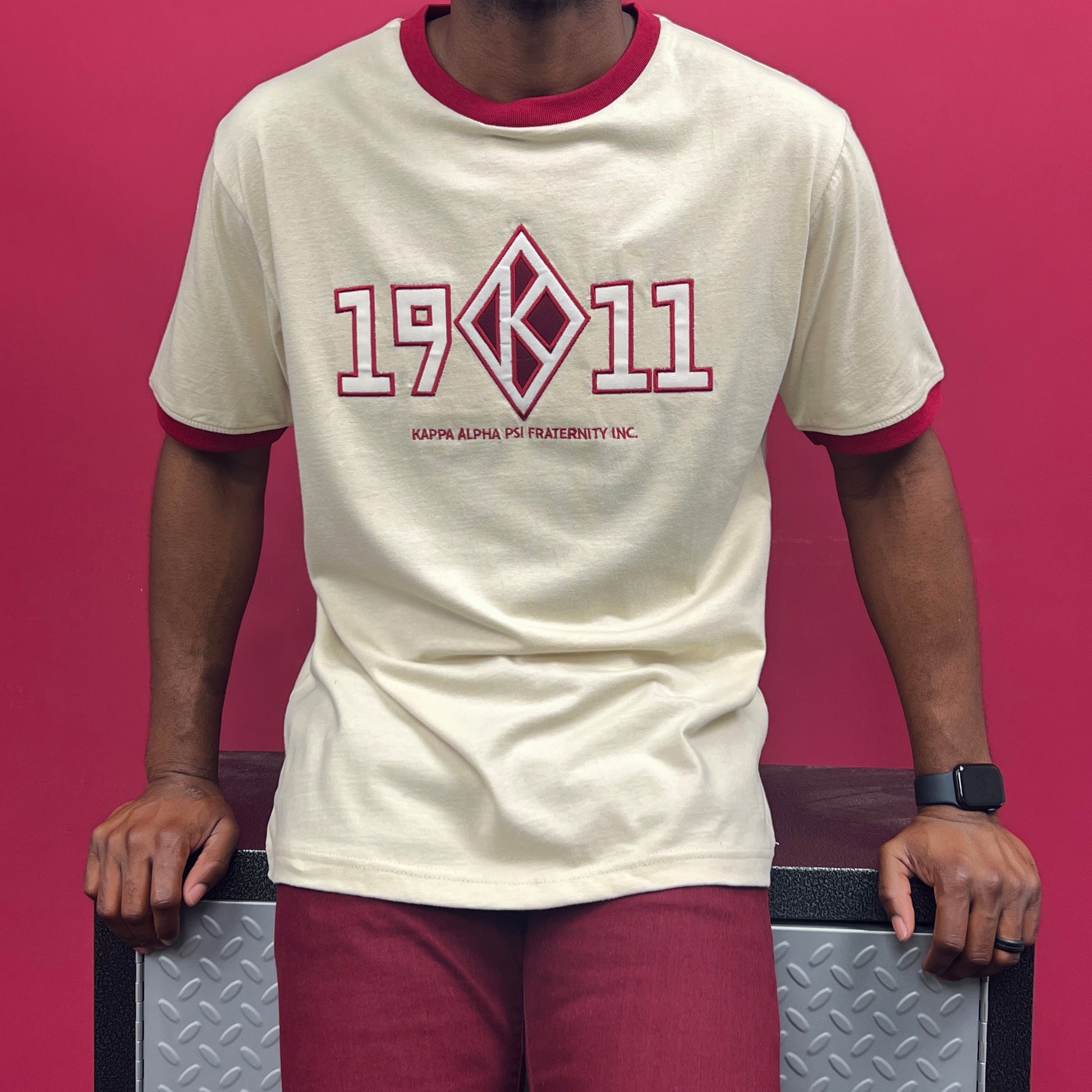 This Kappa Alpha Psi Diamond K 1911 Shirt is a must-have for any Fraternity collector. Show off your pride and represent your organization with this stunning shirt. The shirt features the iconic Diamond K emblem of Kappa Alpha Psi, which was founded in 1911.