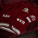 Kappa Alpha Psi Modern Classic Crimson Cardigan - NUPE KAVE