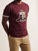 Kappa Alpha Psi Modern Crimson Coat of Arms T Shirt Crimson