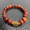 Kappa Alpha Psi Wooden Beaded Bracelet