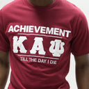 Crafted from high-quality materials, this t-shirt is perfect for casual wear or any Kappa Alpha Psi event. Whether you're looking to show off your love for the fraternity or simply want a comfortable and stylish shirt, this Kappa Alpha Psi achievement t-shirt is the perfect choice.