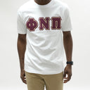 This Kappa Alpha Psi “Phi Nu Pi” White T-shirt is a must-have for any fraternity member. Show off your organization’s pride with this stylish and comfortable shirt. The shirt is made of high-quality material and is perfect for any casual occasion. The design is eye-catching and unique, making it stand out from the rest. Whether you’re at a party or just hanging out with Nupes, this T-shirt is sure to make a statement. Add it to your collection today and wear your pride on your sleeve
