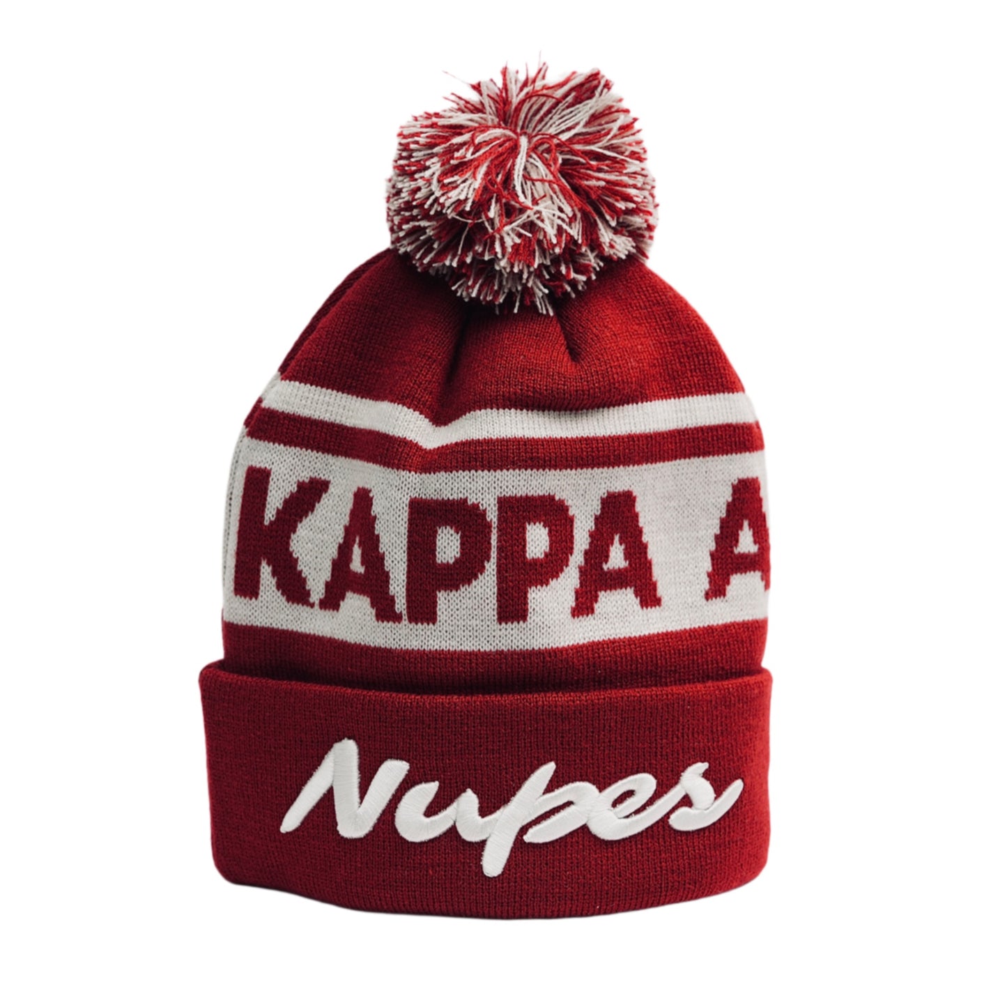 This Kappa Alpha Psi beanie is a must-have for any member of the fraternity . It is a stylish and comfortable accessory that can be worn for any occasion. The beanie features the iconic Nupe logo, making it a great addition to any collection.