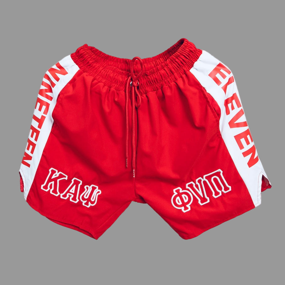 The Kappa Alpha Psi “Phi Nu Pi” Red And White Shorts are a collectible item that represents the historical significance of Kappa Alpha Psi Fraternity Inc. These shorts are a symbol of pride and unity among members in Phi Nu Pi, showcasing their commitment to the principles of the Kappa Alpha Psi Fraternity. Made in red and white, these shorts are a unique piece of memorabilia that serves as a reminder of the bond shared among brothers and members of the fraternity .