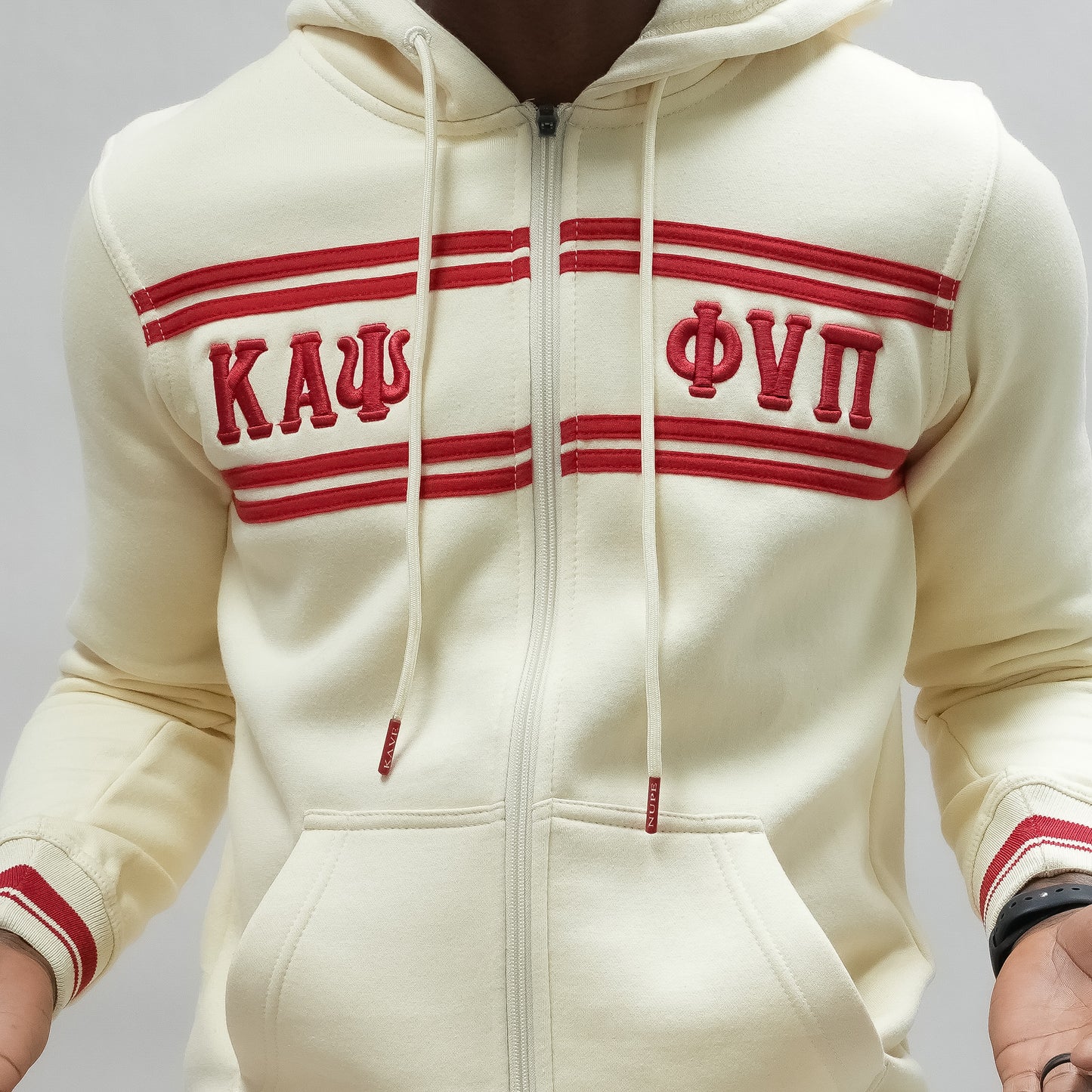 KAPsi Phi Nu Pi Cream Hoodie