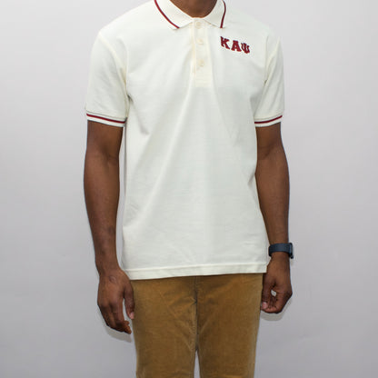 Kappa Alpha Psi Cream Polo Shirt