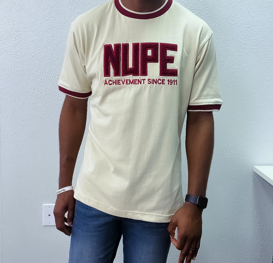 Cream “NUPE” T Shirt