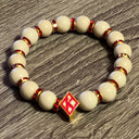 Kappa Alpha Psi Beaded Bracelet - Cream